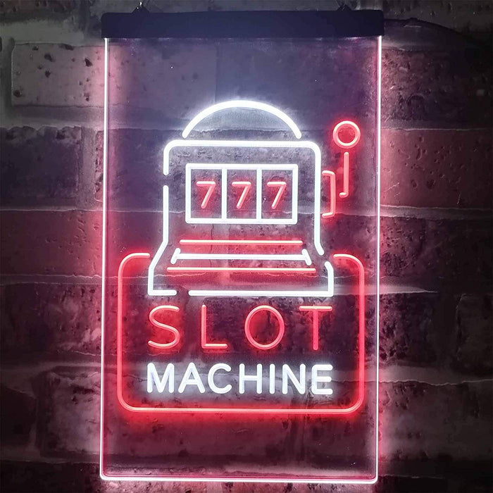 Casino Gambling Slot Machine LED Neon Light Sign - Way Up Gifts