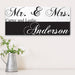 Personalized Mr. & Mrs. Couples Canvas Print - Way Up Gifts
