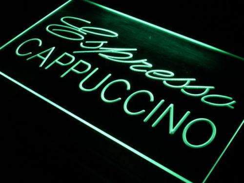 Cafe Espresso Cappuccino LED Neon Light Sign - Way Up Gifts