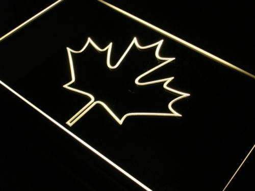 Canadian Maple Leaf LED Neon Light Sign - Way Up Gifts