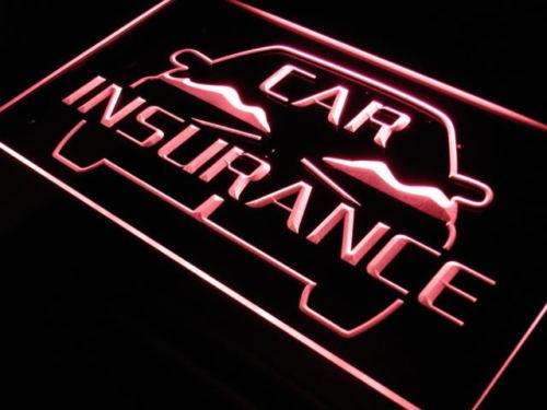 Car Insurance Agency LED Neon Light Sign - Way Up Gifts