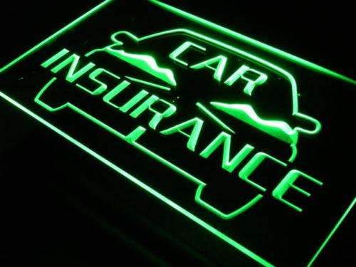 Car Insurance Agency LED Neon Light Sign - Way Up Gifts