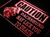 Caution Dachshund Dog LED Neon Light Sign - Way Up Gifts