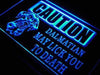 Caution Dalmatian LED Neon Light Sign - Way Up Gifts