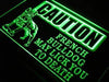 Caution French Bulldog LED Neon Light Sign - Way Up Gifts