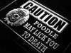 Caution Poodle LED Neon Light Sign - Way Up Gifts