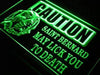 Caution Saint Bernard Dog LED Neon Light Sign - Way Up Gifts