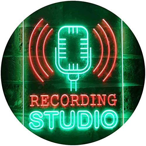 Microphone Recording Studio LED Neon Light Sign - Way Up Gifts