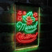 Merry Christmas Holly Leaves Star LED Neon Light Sign - Way Up Gifts