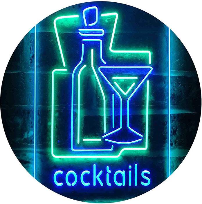 Cocktails Bar LED Neon Light Sign - Way Up Gifts