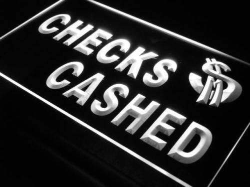 Buy Checks Cashed LED Neon Light Sign – Way Up Gifts
