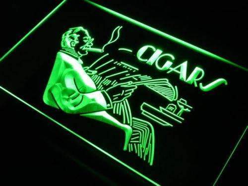 Cigar Lounge LED Neon Light Sign - Way Up Gifts