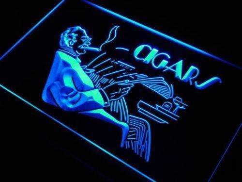Cigar Lounge LED Neon Light Sign - Way Up Gifts