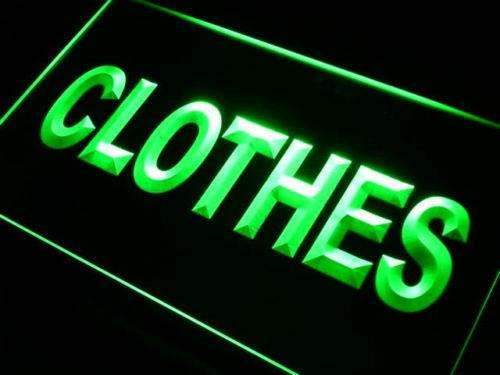 Clothing Shop Clothes LED Neon Light Sign - Way Up Gifts