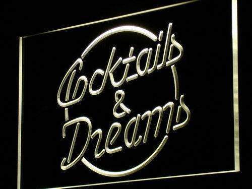 Cocktails and Dreams II LED Neon Light Sign - Way Up Gifts