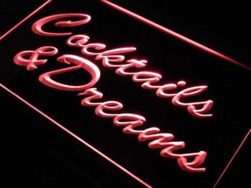 Cocktails and Dreams III LED Neon Light Sign - Way Up Gifts
