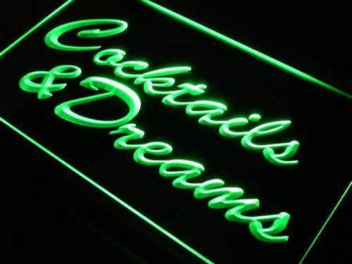 Cocktails and Dreams III LED Neon Light Sign - Way Up Gifts