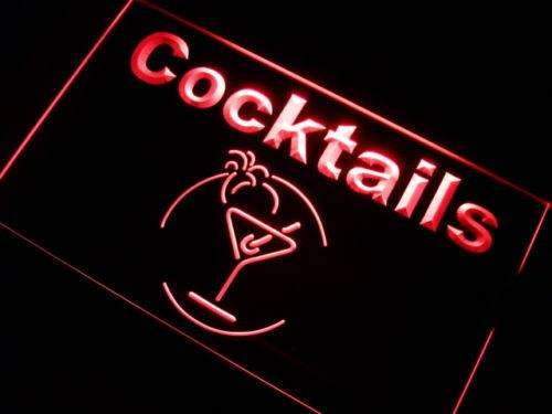 Cocktails II LED Neon Light Sign - Way Up Gifts