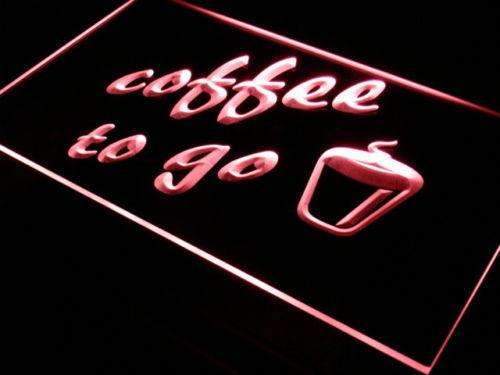Coffee to Go LED Neon Light Sign - Way Up Gifts