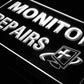 Computer Monitor Repairs LED Neon Light Sign - Way Up Gifts