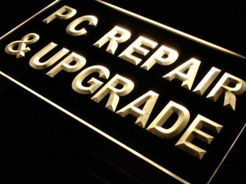 Computer PC Repair and Upgrade LED Neon Light Sign - Way Up Gifts