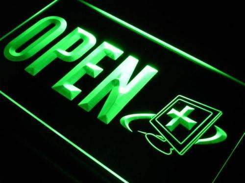 Computer Repair Open LED Neon Light Sign - Way Up Gifts