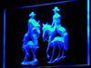 Cowboys Riding Horses LED Neon Light Sign - Way Up Gifts