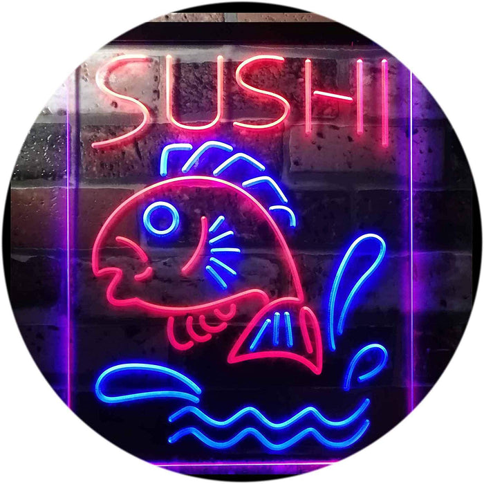 Fish Sushi LED Neon Light Sign - Way Up Gifts