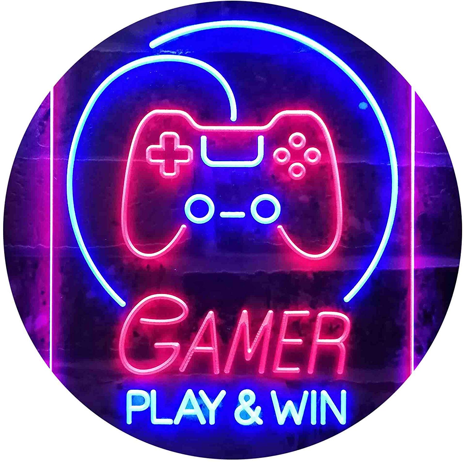 Winup Neon Sign Led Game Player Neon Light Wall Decorations, Game