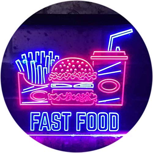 Fast Food LED Neon Light Sign - Way Up Gifts