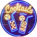 Cocktails LED Neon Light Sign - Way Up Gifts