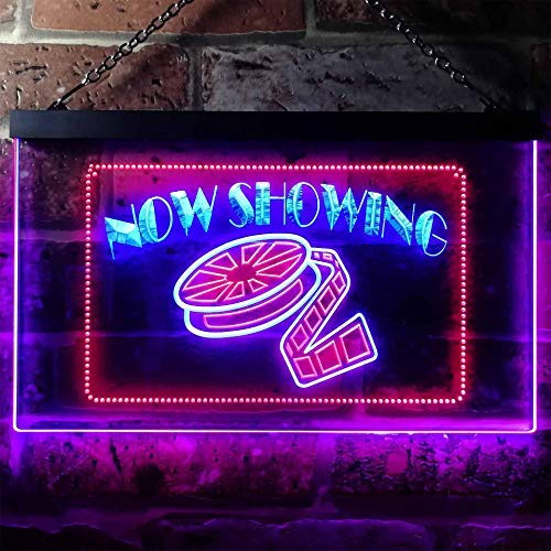 Movie Film Theater Now Showing LED Neon Light Sign - Way Up Gifts