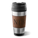 Personalized Vegan Leather Wrapped Stainless Steel Travel Coffee Mug - Way Up Gifts
