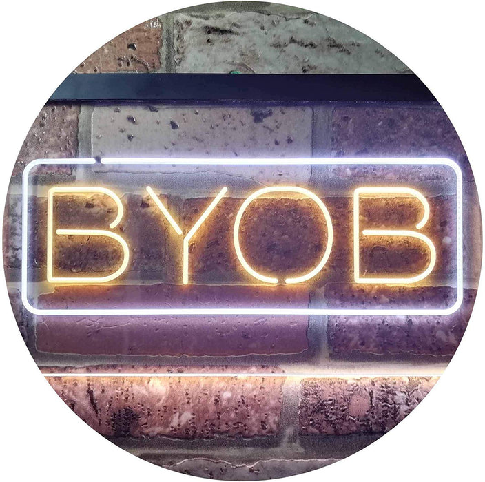 Bring Your Own Beer BYOB LED Neon Light Sign - Way Up Gifts