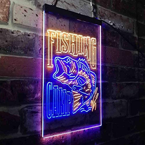 Buy Fishing Camp Fish Cabin Decor LED Neon Light Sign — Way Up Gifts