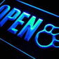 Dog Paw Print Grooming Shop Open LED Neon Light Sign - Way Up Gifts
