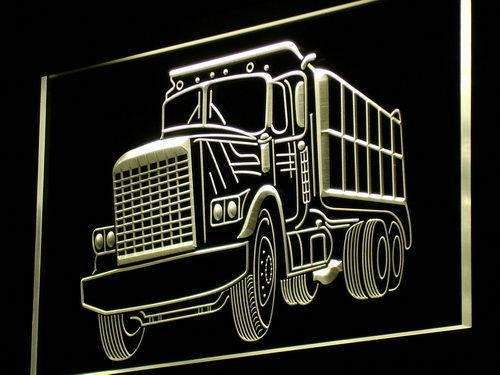 Dump Truck LED Neon Light Sign - Way Up Gifts