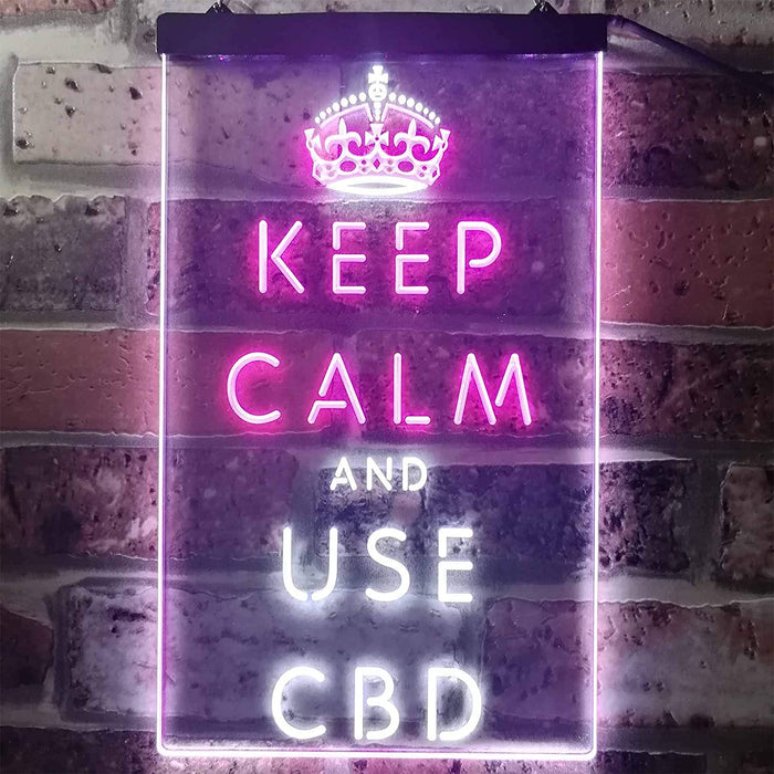 Keep Calm and Use CBD LED Sign - Way Up Gifts