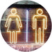 Men Women Bathroom Restroom LED Neon Light Sign - Way Up Gifts