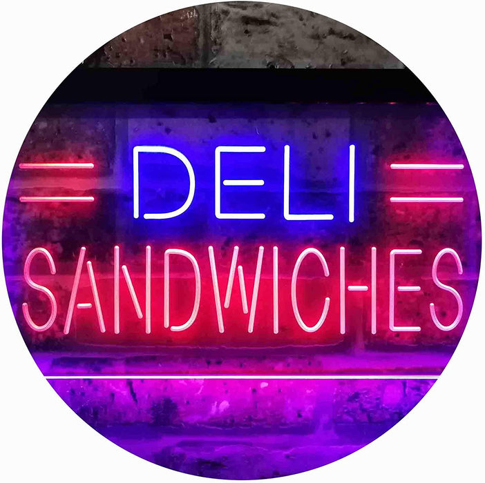 Deli Sandwiches LED Neon Light Sign - Way Up Gifts