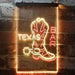 Cowboys Boots Texas Bar LED Neon Light Sign - Way Up Gifts