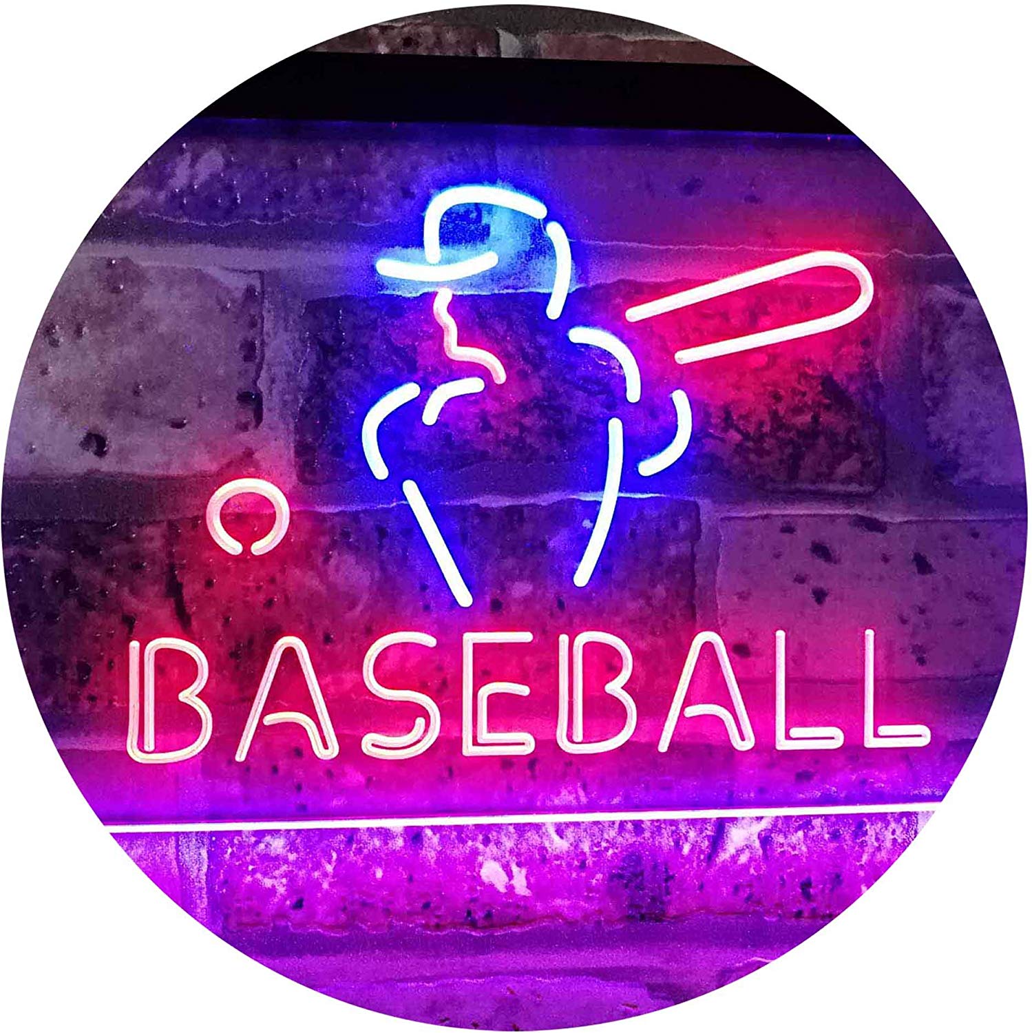 Sports Man Cave Baseball LED Neon Light Sign - Way Up Gifts