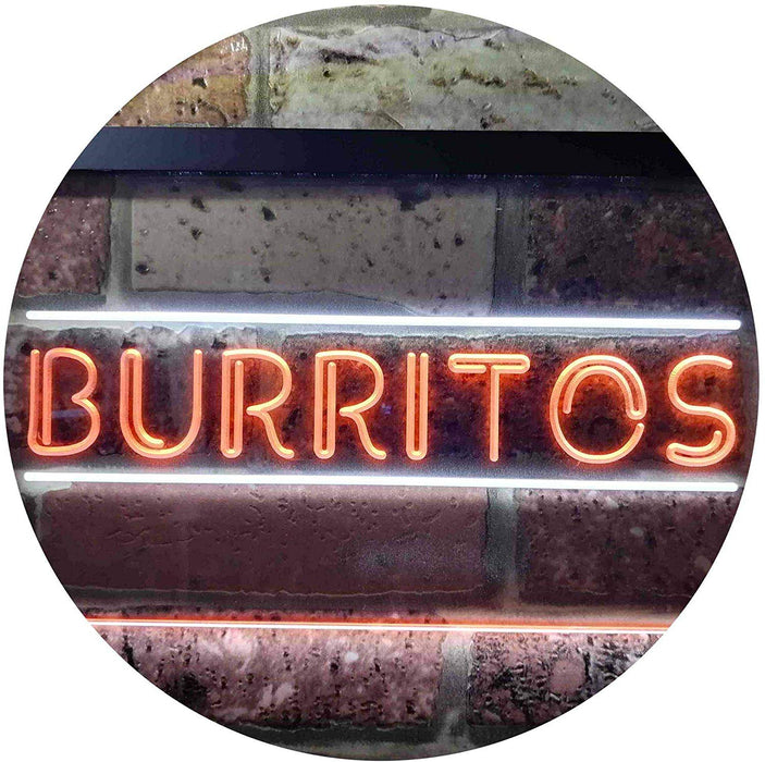 Mexican Food Burritos LED Neon Light Sign - Way Up Gifts