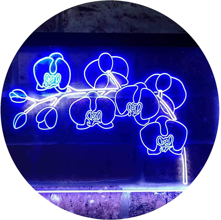 Orchids Florist Flower Shop LED Neon Light Sign - Way Up Gifts