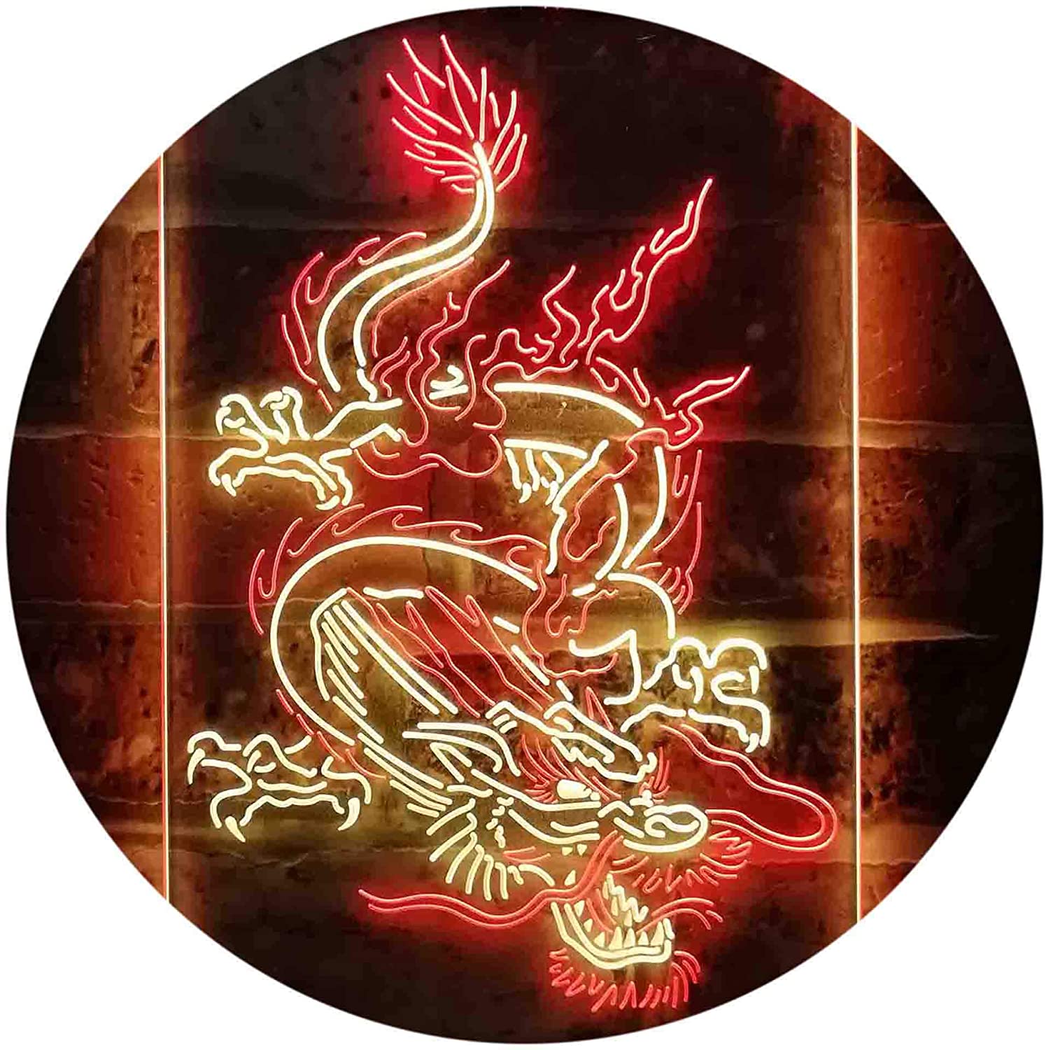 Chinese Dragon Man Cave Tattoo LED Neon Light Sign - Way Up Gifts