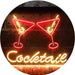 Cocktail Glasses Bar LED Neon Light Sign - Way Up Gifts