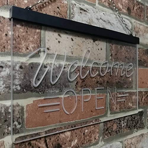 Welcome Open LED Neon Light Sign - Way Up Gifts