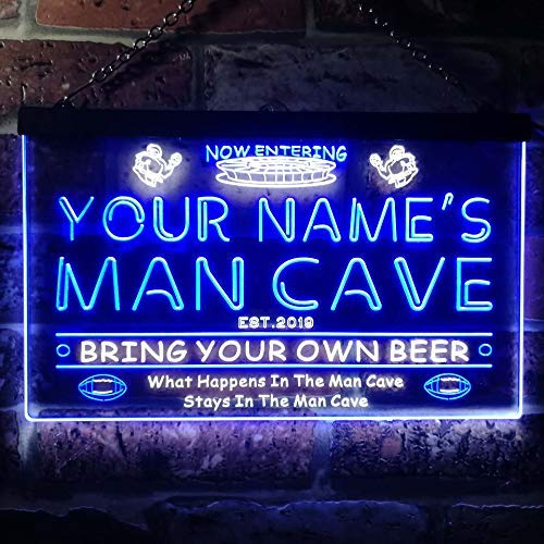 Buy Custom Sports Football Theme Man Cave LED Neon Light Sign – Way Up ...