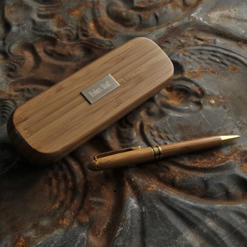 Engraved Bamboo Pen Set - Way Up Gifts