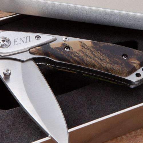 Engraved Camouflage Pocket Knife - Way Up Gifts